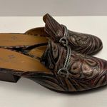 Patricia Nash  Tilly Multicolor Leather Mules Size 9.5 Photo 0