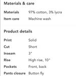 Market & Spruce  Yellow Dylan High Rise Shorts Size 4 Photo 2