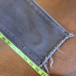 Edikted  Brown Button Fly Straight Leg Jeans Raw‎ Hem Size Large Streetwear Photo 10