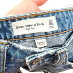 Abercrombie & Fitch Curve Love Jeans High Rise Distressed Ripped Size 24 00R Photo 9