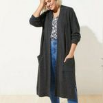 Nordstrom  By Design Women's Gray Long Cardigan Photo 3