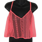 PINK - Victoria's Secret Victoria secret Pink t-back flounce crochet tank Photo 0