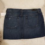 J Brand ππ Deconstructed Distressed Denim Skirt Photo 7