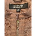 Kenneth Cole  Women Dusty Pink Bomber Jacket Full Zip Cut Out XL Photo 7