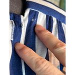 Leslie Fay dress knit striped blue white Photo 3