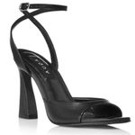 Bloomingdale’s AQUA Jett Ankle Strap High Heel Sandals Black, Size 10 NEW in Box Black Photo 10