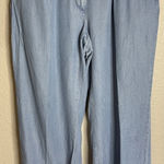 J.Jill  Denim Womens Size 12 Chambray Pants Pockets Preppy Beach Travel Photo 0