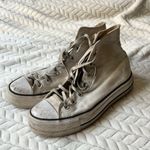Converse White High-Top  Platform Chuck Taylor Photo 0