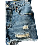 Levi's Levi Strauss 501 Button Fly Women's Denim Jeans Shorts Size 25" Small Wash Blue Photo 1