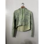 Gymshark Chalk Womens Cropped Hoodie Women’s Athletic Sweatshirt Green XS Photo 5