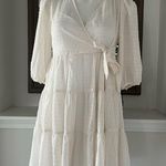Calvin Klein NWT Side-Tie Belt Pinstripe Tiered Dress, Petite Size 6 Retail $134 Photo 10