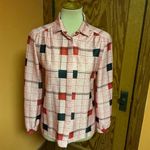 Vtg 70s plaid polyester shirt Photo 10