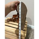 Dolce & Gabbana  BROWN TAN LEATHER GLADIATOR STRAPPY FLATS SANDALS zip size 38.5 Photo 7