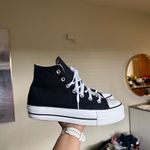 Converse  Chuck Taylor All Star Lift High Tops Womens Size 7 Black Platform Photo 10