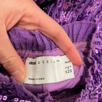 ASOS NWT Purple Sequin Mock neck Sleeveless Mini Dress New Year’s, party, formal Photo 7