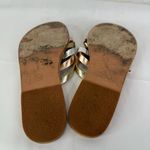 Ancient Greek Sandals Niki 38 Pink Metallic Leather Toe Ring Sandals Size 7.5 Photo 4