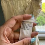 Old Navy  Women's Beige Waist-Defined‎ Midi Dress L Short Sleeve Cutout Back Photo 3