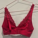 Wacoal Embrace Lace Wire free Soft Cup bralette pink/red color. Photo 5