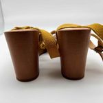 Lucky Brand NWT  Zashti Yellow‎ Leather Wedges Size 8.5M Photo 7