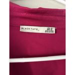 Black Tape Pink Ruched Satin Wrap Dress Size Medium Cocktail Special Occasion Photo 9