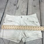 Guess  Y2K White Jean Shorts Raw Hem size 14 (Junior size) Photo 9