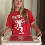 Fireball T Shirt Red Size M Photo 2