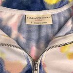SOFT Bobbie Brooks Sweater Ladies Size Small Multicolor Tie Dye Pullover 1/3 Zip Pink Size L Photo 6