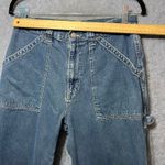Bill Blass Vintage Jeans Carpenter Cropped Denim Pants 10 Y2K Utility Workwear Photo 1