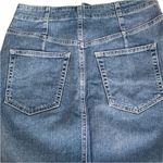 AG Adriano Goldschmied Selina High Waisted Button Front Denim Midi Skirt Photo 3
