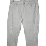 Pistola  Jeans Womens 32 Jennifer High Rise Skinny Distressed Stretch Oslo White Photo 7