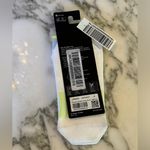 Lululemon NWT  Power Stride Crew Sock White Neon Yellow Size M Photo 1