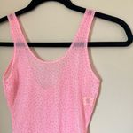 Unique Vintage Vintage ILGWU 1970s Cathy Hardwick Barbie pink sheer nylon polka dot body suit Photo 3