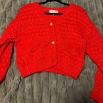 Hazel moon cardigan Red Photo 0