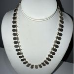 Anne Klein Vintage Italian Votaré - Silver‎ Tone Flat Charmed Necklace Photo 0