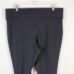Torrid Plus Size 1X Cropped Leggings Black Gray Dotted Pull On Capri Pants 496 Photo 4