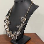 J.Crew  Necklace CLEAR Jumbo Large Bead Ball Orb Bubble Lucite statement Photo 1