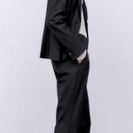 ZARA  BASIC BLAZER BLACK SIZE Size 4 NEW Photo 4