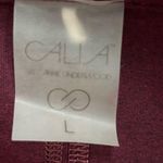 Calia Core fitted full zip sweatshirt jacket large Red Photo 6