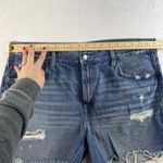 Old Navy Women's 14 High Rise Slouchy Straight Cut Off Jean Shorts Distressed Photo 9