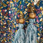 Mason & Belle Womens Peasant Blouse Boho Embroidered Floral Top Photo 7