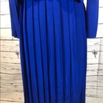 Karin Stevens VINTAGE 90's Blue Embroidered Dress Photo 7