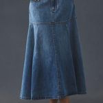 Anthropologie NWT Mare Mare denim midi skirt Photo 2