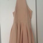 Lulus Halter Neck Skater Dress Pink Size M Photo 4
