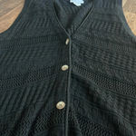Pierre Cardin  Vintage Knitted Long Button Down Sleeveless Cardigan Photo 2
