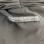 All Saints Black Swinton Long Sleeve Dress in Black size 4 Flattering Cocktail Photo 9