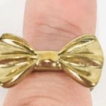 Bow Ring, Gold Tone, Size 5.25 Photo 2