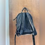 Women’s Backpack with Faux Leather Straps Black Photo 3