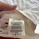 AGOLDE  White Frayed Hem Jean Shorts Photo 5