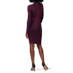 Herve Leger Hervé Léger Striped Sheath Knit Dress in Purple XSmall Womens Bodycon Photo 2