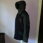 J.Crew  Parka Coat Burbridge Mixed Media Navy Charcoal Photo 2